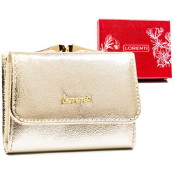 Kleine Damen Geldbörse aus Leder mit RFID-Schutz – Lorenti