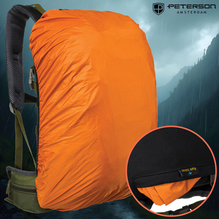 Grüner Adventure Rucksack mit Notfallpfeife – Peterson