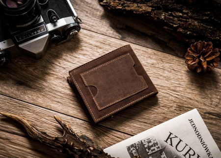 Herren Geldbörse aus Leder querformat mit RFID-Schutz – Peterson