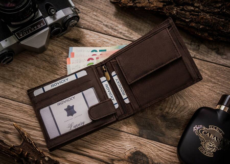 Große Herren Geldbörse aus Leder – Always Wild