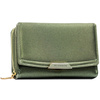 Damen-Geldbörse aus Öko-Leder in Grün ausgestattet mit RFID-System - Peterson