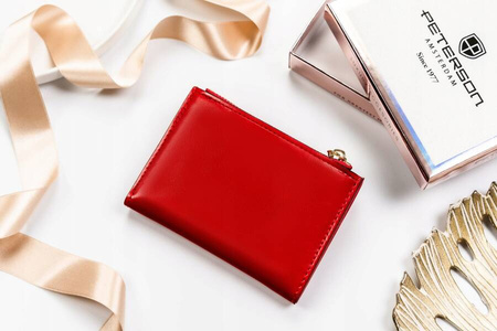 Kleine Damen Geldbörse aus Öko-Leder – Peterson