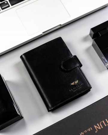 Große Herren-Geldbörse aus Naturleder - Peterson