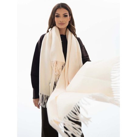 Zweiseitiger Damen Schal in Creme – Peterson