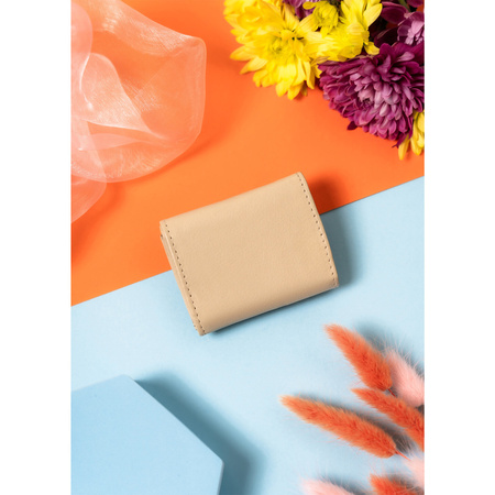 Damen Geldbörse für Münzen und Scheine aus Echtleder – Rovicky