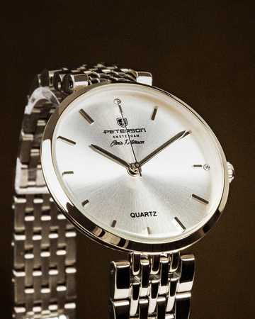 Modische Damenuhr mit Analoganzeige – Peterson