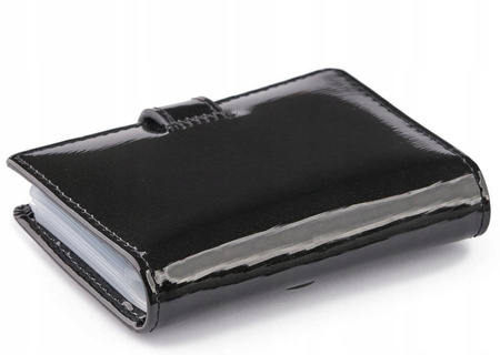 Lederetui für Dokumente mit dekorativem Verschluss – Peterson