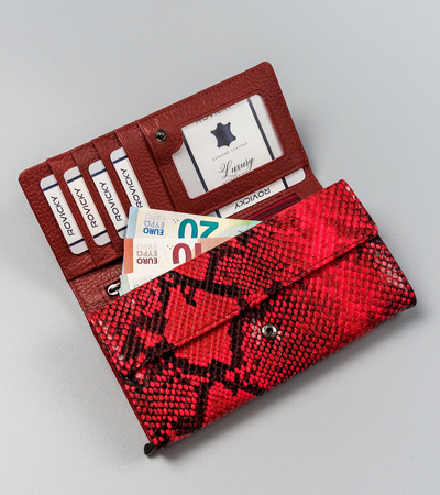 Große Damen Geldbörse aus echtem und Öko-Leder – 4U Cavaldi