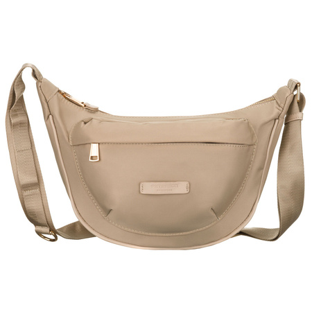 Damen-Umhängetasche in Beige aus Nylon – Peterson
