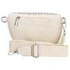 Modische Damen-Gürteltasche aus Öko-Leder in hellem Beigeton, mit Reißverschluss verschließbar – Peterson