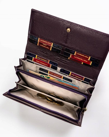 Geräumige Damen Geldbörse aus Leder mit RFID Schutz – Peterson