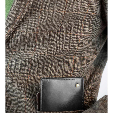 Herren-Geldbörse aus echtem Leder mit RFID-Schutz – Rovicky