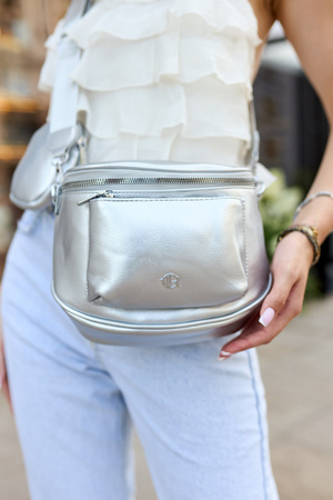 Elegante Damen Gürteltasche mit Schulterriemen aus Öko-Leder – Rovicky