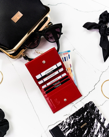 Elegante Damen Geldbörse aus Leder – Cavaldi