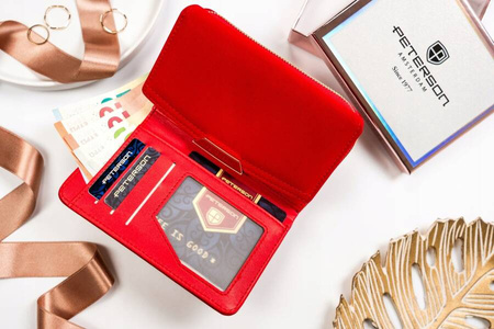 Klassische Damen-Geldbörse aus Öko-Leder – Peterson