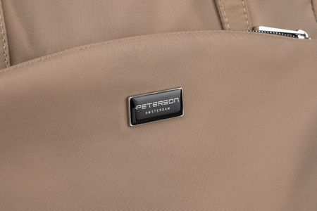 Stadt Shopper Tasche mit Seitentasche – Peterson