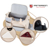 Sport-Reisetasche aus Polyester in Beige, mit zwei Fächern – Peterson