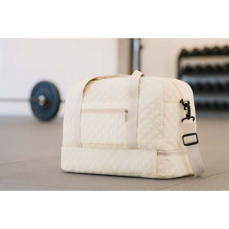 Sportliche Trainingstasche in Beige aus Polyester - Peterson