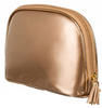 Reisekosmetiktasche in Gold aus wasserabweisendem Synthetikmaterial – Peterson