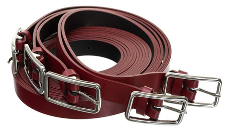 Damen Gürtel schmal mit klassischer silberner Metallschnalle