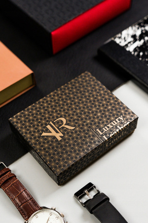 Große Herren Geldbörse aus Leder mit RFID-Schutz – Rovicky