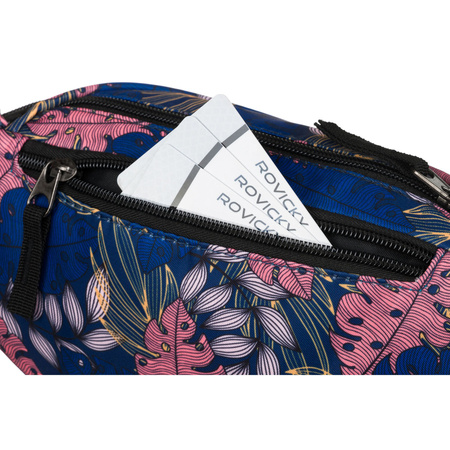 Praktische City-Bauchtasche für Damen aus Polyester mit Reißverschluss – Rovicky