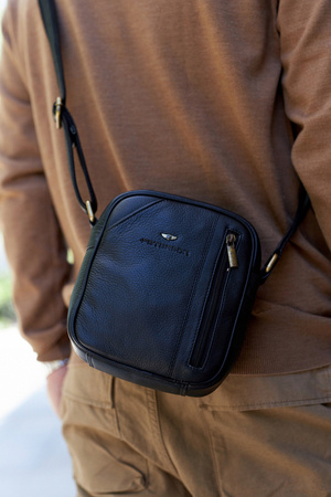 Städtische Herren Umhängetasche mit langem Gurt – Peterson