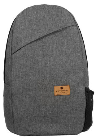 Sportlicher Rucksack aus Stoff mit Flaschenhalter – Peterson
