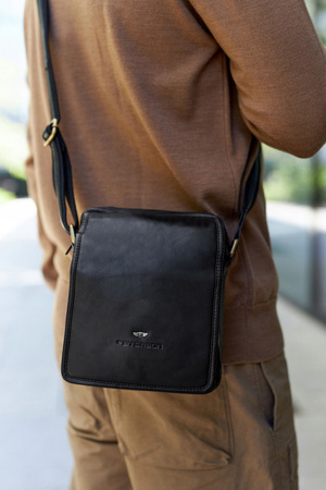 Herren Umhängetasche aus Leder – Peterson