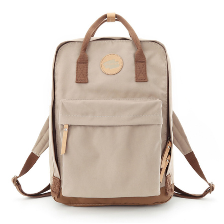 Stilvoller Beiger Rucksack für Laptop und Tablet – Himawari