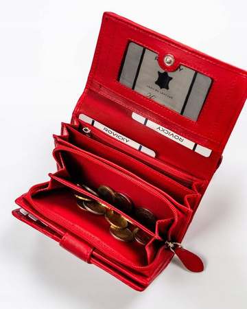 Elegante Damen Geldbörse aus Echtleder – Rovicky