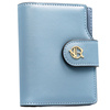 Damen-Geldbörse aus Öko-Leder in Hellblau mit RFID-System - Rovicky