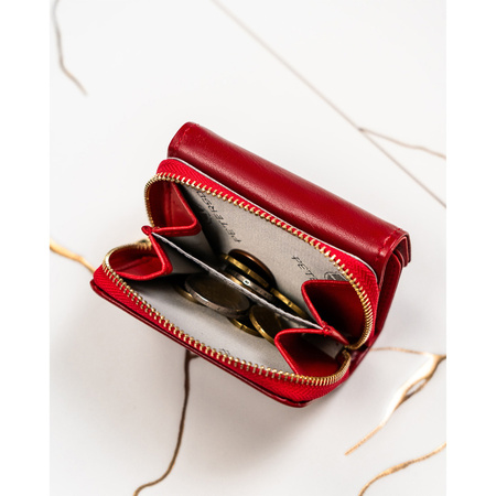 Minimalistischer Damen Geldbörse in Rot – Peterson