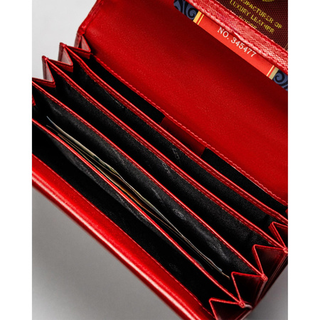 Damen Geldbörse mit RFID-Schutz aus Echtleder – Peterson