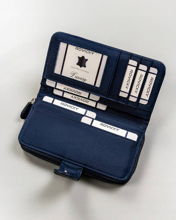 Große bequeme Damen Geldbörse aus Öko-Leder – 4U Cavaldi