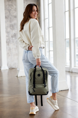 Großer City Rucksack mit Laptopfach – Himawari