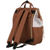 Beige-brauner Damen-Rucksack aus Polyester mit Laptopfach - Peterson