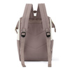 Beige-gelber City Rucksack mit USB und Fächern – Himawari