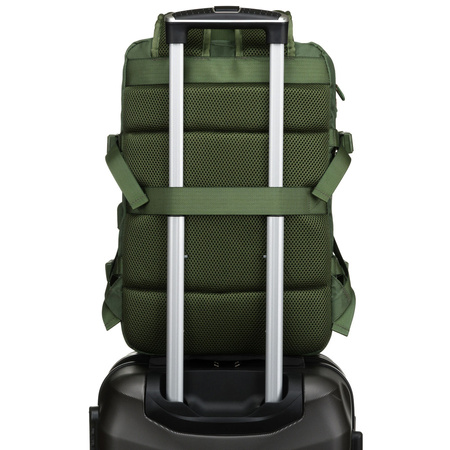 Grüner Reise-Rucksack mit Laptopfach und USB-Anschluss – Peterson