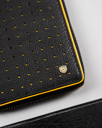 Sportliche Herren Geldbörse aus Leder mit Reißverschluss – Peterson