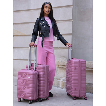 Kofferset aus Polypropylen mit Reißverschluss-Organizer – Peterson