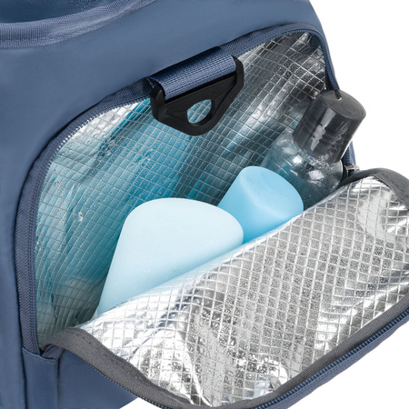 Blaue Wochenend-Reisetasche mit Kofferhalterung – Peterson