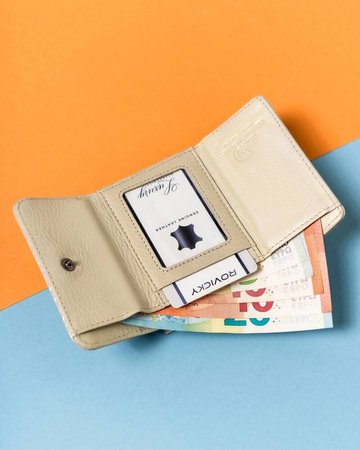 Elegante, kleine Damen Geldbörse mit Bügel- und Druckknopf – Lorenti