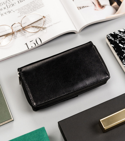 Damen Geldbörse Hochformat aus Echtleder – Peterson