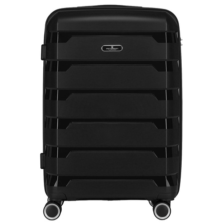 Kofferset in Schwarz aus Polypropylen mit Zahlenschlössern - Peterson