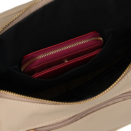 Damen-Umhängetasche in Beige aus Nylon – Peterson