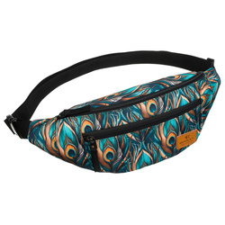 Geblümte Damen Gürteltasche aus Polyester mit verstellbarem Gurt – Rovicky