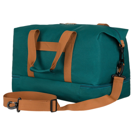 Türkise Wochenendtasche aus Polyester mit Reißverschluss – Peterson