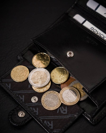 Herren Geldbörse mit RFID-Schutz aus echtem Leder – Rovicky