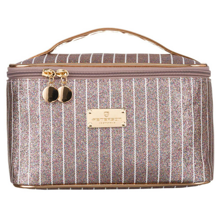 Rechteckige Kosmetiktasche mit Organizer für Reisen – Peterson